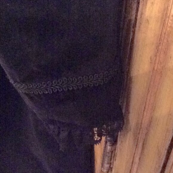 Black velvet Spin Doctor Steampunk Coat - Picture 5 of 9